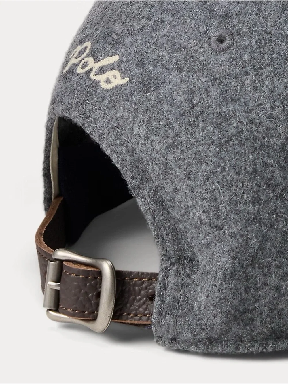 Polo Ralph Lauren The Ralph Logo Wool-Blend Ball Cap Classic Grey Heather Hat